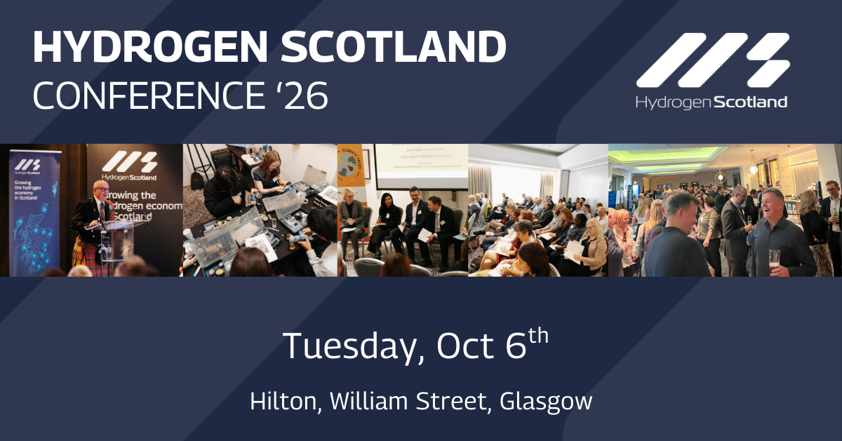 Hydrogen Scotland Conference 2026 is this October 6th (Tuesday)
