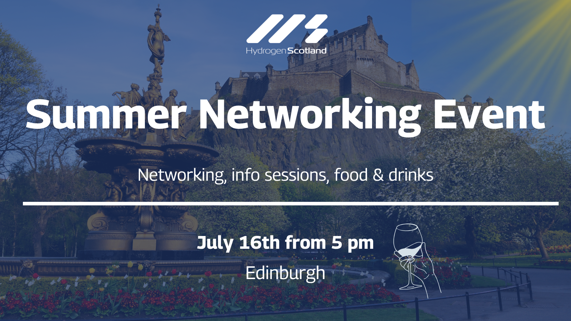 Summer Networking event by Hydrogen Scotland this July 16th from 5 pm